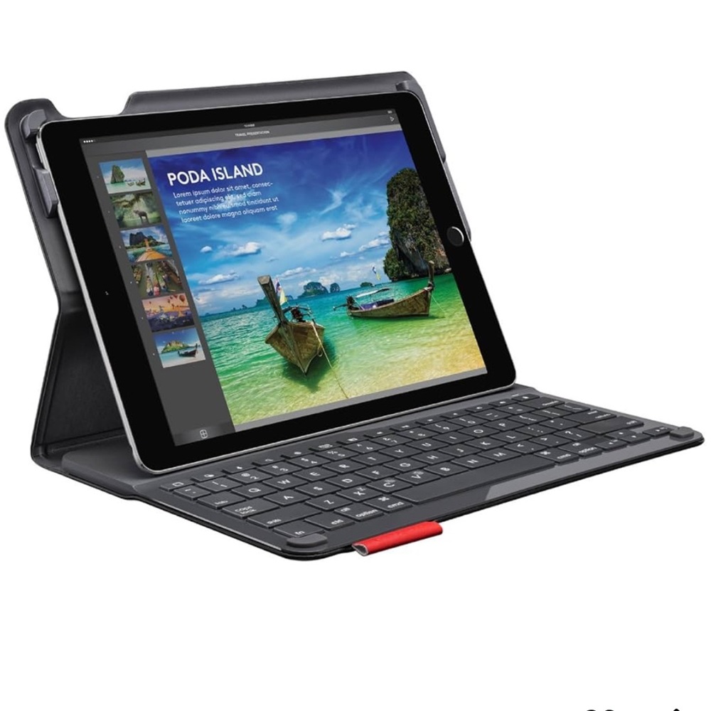 Logitech case with keyboard
